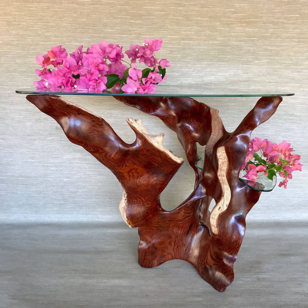 Flashes of Lightening   Carved from a Flame She Oak Tree Stump by Guy Breay
