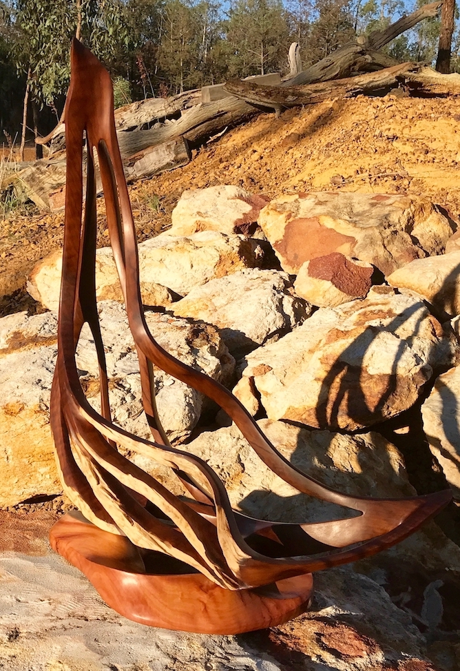 Serenity carved by Guy Breay