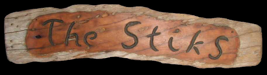 The Stiks Wood Carving by        Guy Breay
